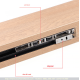 Bộ phụ kiện cửa lùa bóng ma – Cửa trượt tàng hình giảm chấn 2 chiều mã SD5017 Bộ phụ kiện cửa lùa bóng ma – Cửa trượt tàng hình giảm chấn 2 chiều mã SD5017